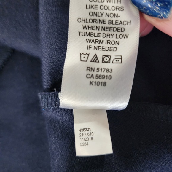 Maurice's Dress Women's Small Mini Scallop Neckline Navy Blue Preppy - Picture 5 of 6